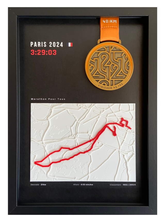 Affiche Finisher · Marathon Pour Tous Paris 2024 - Night Edition