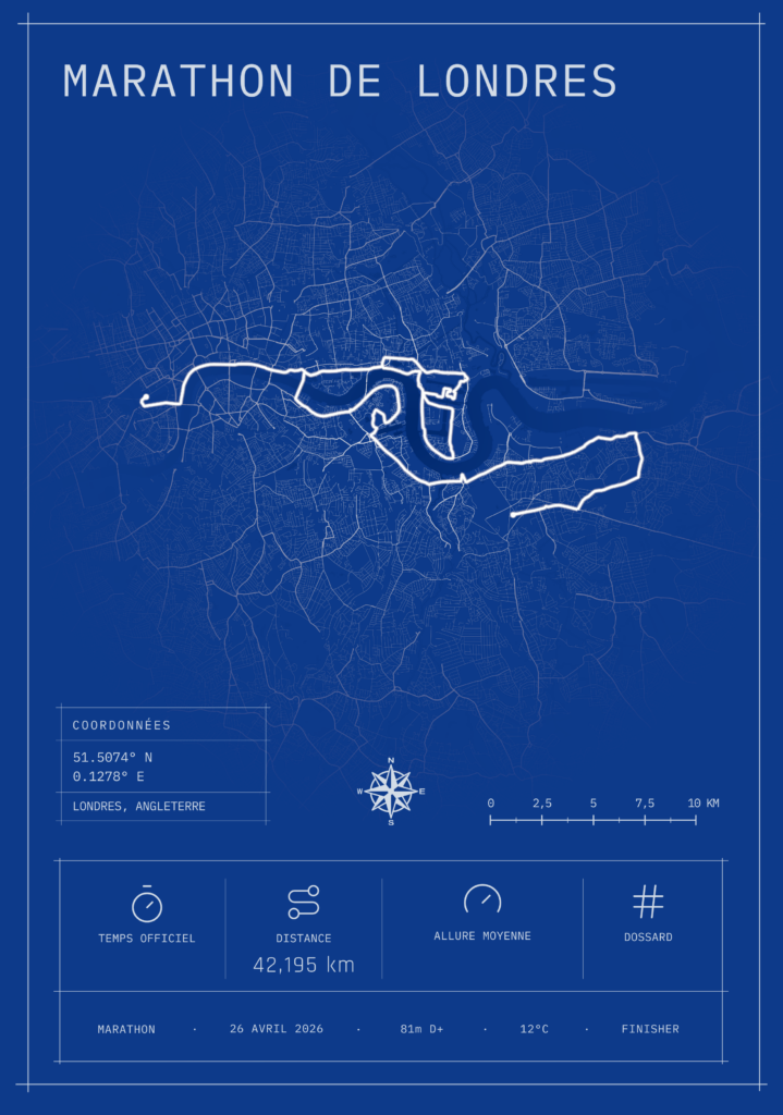 Marathon de Londres - Blueprint