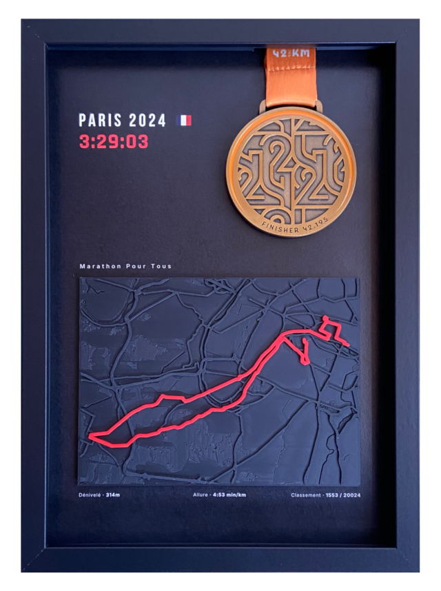 Affiche Finisher · Marathon Pour Tous Paris 2024 - Classic