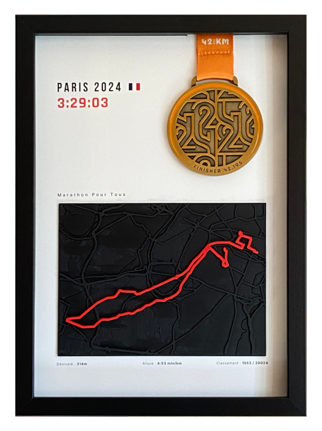 Affiche Finisher · Marathon Pour Tous Paris 2024 - Signature