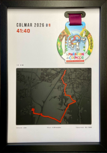 Marathon de Lille — affiche imprimée au format A4 (portrait)